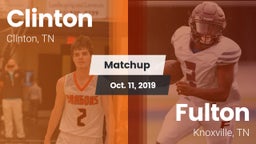 Matchup: Clinton  vs. Fulton  2019