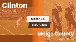 Matchup: Clinton  vs. Meigs County  2020