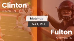 Matchup: Clinton  vs. Fulton  2020