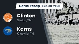 Recap: Clinton  vs. Karns  2020