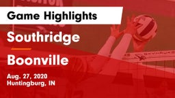 Southridge  vs Boonville  Game Highlights - Aug. 27, 2020