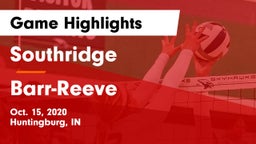 Southridge  vs Barr-Reeve  Game Highlights - Oct. 15, 2020