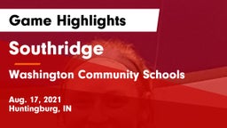 Southridge  vs Washington Community Schools Game Highlights - Aug. 17, 2021