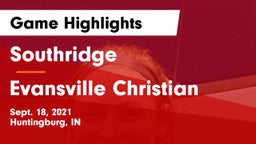 Southridge  vs Evansville Christian Game Highlights - Sept. 18, 2021