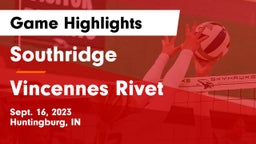 Southridge  vs Vincennes Rivet  Game Highlights - Sept. 16, 2023