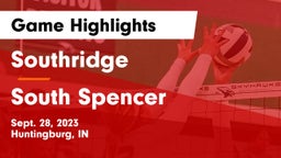 Southridge  vs South Spencer  Game Highlights - Sept. 28, 2023