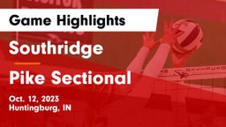 Southridge  vs Pike Sectional Game Highlights - Oct. 12, 2023