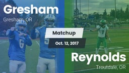Matchup: Gresham  vs. Reynolds  2017