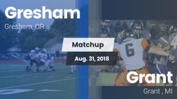 Matchup: Gresham  vs. Grant  2018