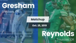 Matchup: Gresham  vs. Reynolds  2019