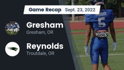 Recap: Gresham  vs. Reynolds  2022