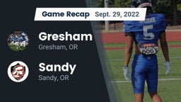 Recap: Gresham  vs. Sandy  2022