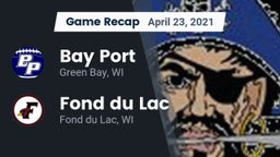 Recap: Bay Port  vs. Fond du Lac  2021