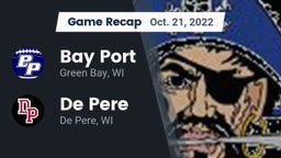 Recap: Bay Port  vs. De Pere  2022