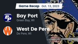 Recap: Bay Port  vs. West De Pere  2023