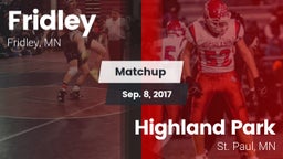 Matchup: Fridley  vs. Highland Park  2017