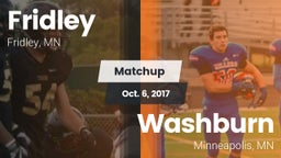 Matchup: Fridley  vs. Washburn  2017
