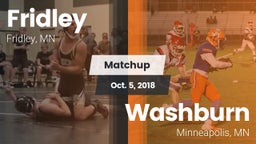 Matchup: Fridley  vs. Washburn  2018