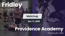 Matchup: Fridley  vs. Providence Academy 2018