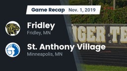 Recap: Fridley  vs. St. Anthony Village  2019