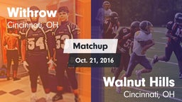 Matchup: Withrow  vs. Walnut Hills  2016