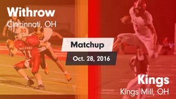 Matchup: Withrow  vs. Kings  2016