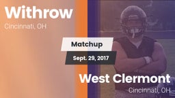Matchup: Withrow  vs. West Clermont  2017