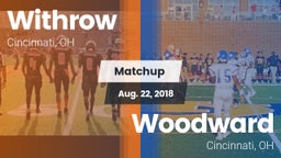 Matchup: Withrow  vs. Woodward  2018