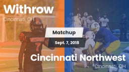 Matchup: Withrow  vs. Cincinnati Northwest  2018