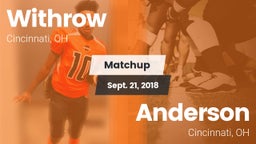 Matchup: Withrow  vs. Anderson  2018