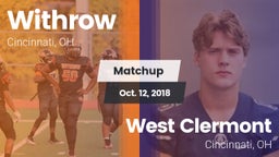 Matchup: Withrow  vs. West Clermont  2018