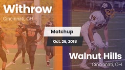 Matchup: Withrow  vs. Walnut Hills  2018