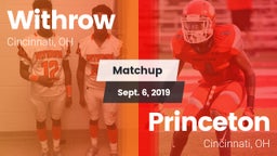 Matchup: Withrow  vs. Princeton  2019
