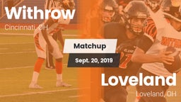 Matchup: Withrow  vs. Loveland  2019