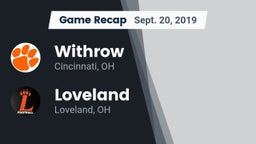 Recap: Withrow  vs. Loveland  2019