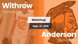 Matchup: Withrow  vs. Anderson  2019