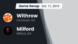 Recap: Withrow  vs. Milford  2019