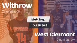 Matchup: Withrow  vs. West Clermont  2019
