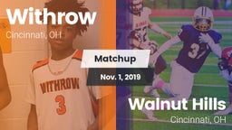 Matchup: Withrow  vs. Walnut Hills  2019