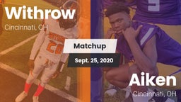 Matchup: Withrow  vs. Aiken  2020