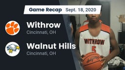 Recap: Withrow  vs. Walnut Hills  2020