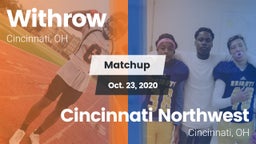 Matchup: Withrow  vs. Cincinnati Northwest  2020