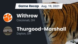 Recap: Withrow  vs. Thurgood-Marshall  2021