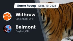 Recap: Withrow  vs. Belmont  2021