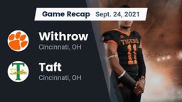 Recap: Withrow  vs. Taft  2021