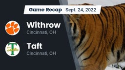 Recap: Withrow  vs. Taft  2022