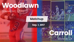 Matchup: Woodlawn  vs. Carroll  2017