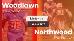 Matchup: Woodlawn  vs. Northwood  2017