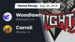 Recap: Woodlawn  vs. Carroll  2018