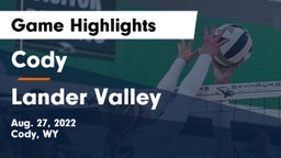 Cody  vs Lander Valley  Game Highlights - Aug. 27, 2022